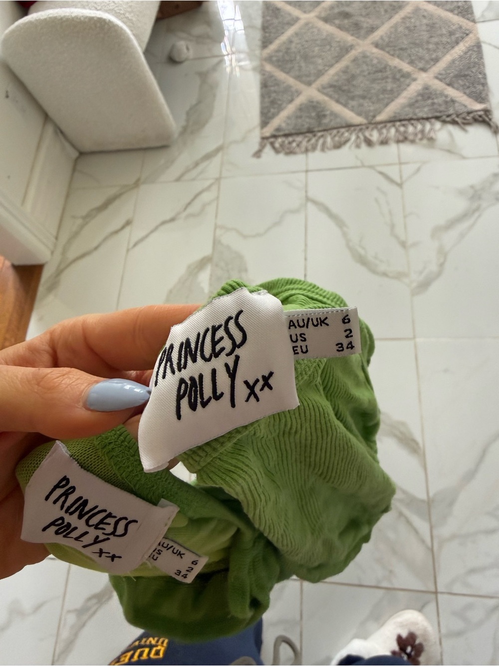 Princess Polly Green Ruched Two-Piece Skirt Set - Picture 5 of 5